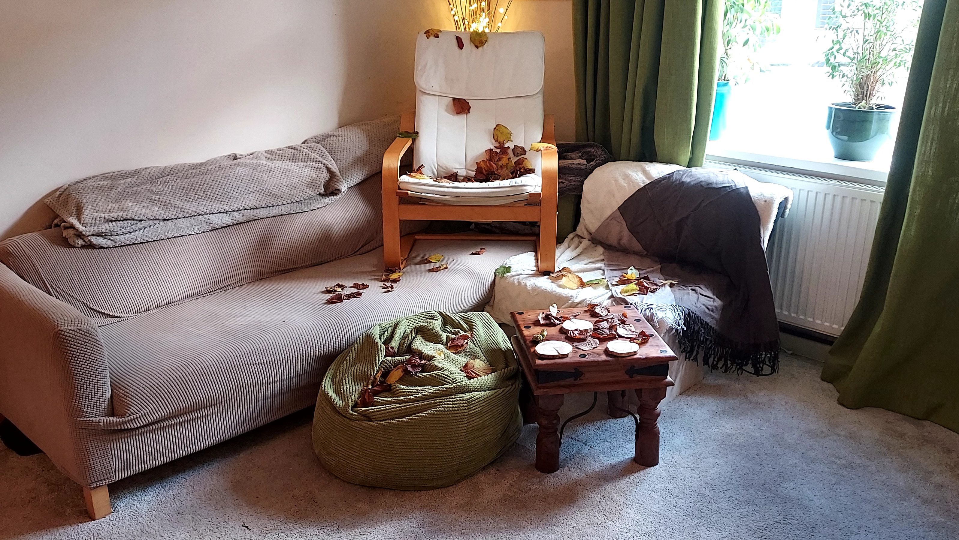 Pivot! PIVOT!! Season change, ADHD, and the dark compulsion to move the furniture around…