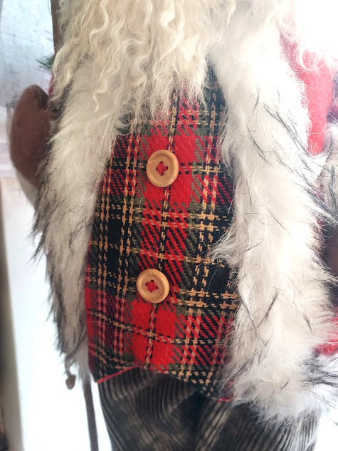 Santa's tartan belly